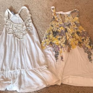 TWO tank tops